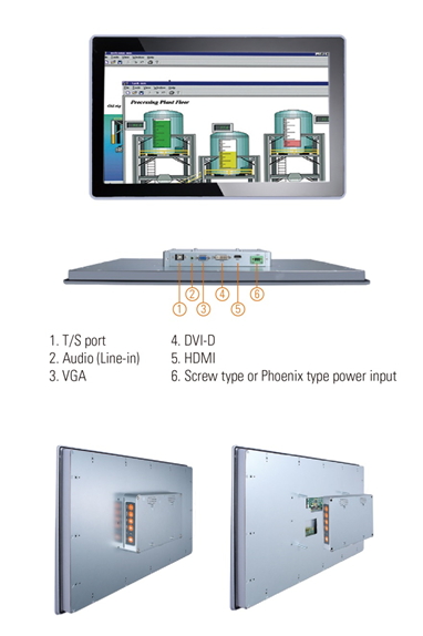 Widescreen Industrial LCD Monitor